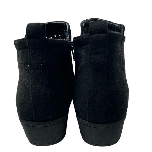Ingaro Women's ODE Sueded Feel Ankle Booties Boots Size 8.5 Black EUC! - Picture 6 of 8
